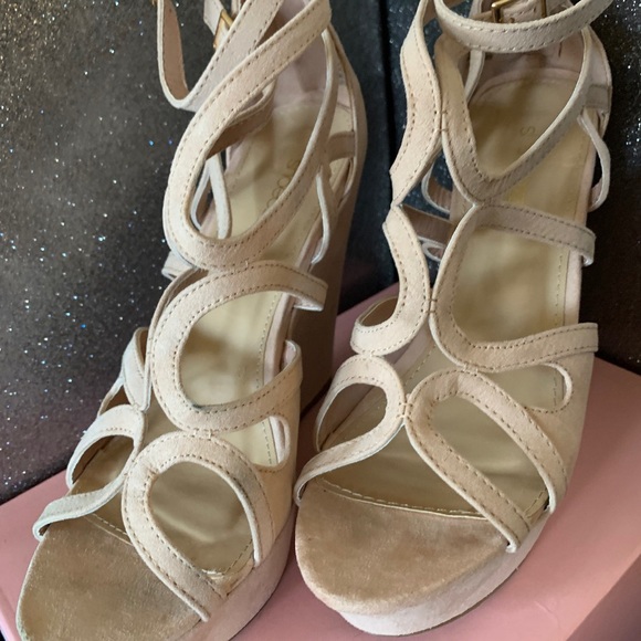 Pink Platform Wedges - Picture 4 of 4